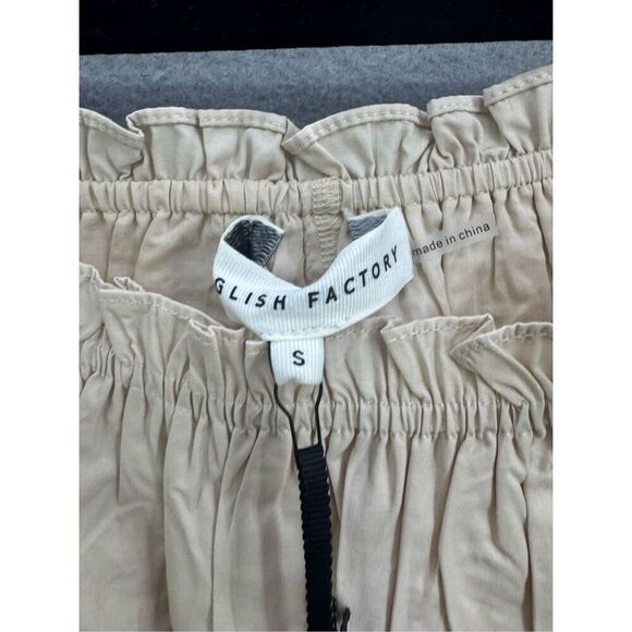 NWT English Factory Womens Pink Red RicRac Trim Layered Poplin Duffy Top Size L - Picture 4 of 7